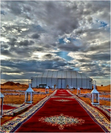 Overnight in Luxury desert Camp